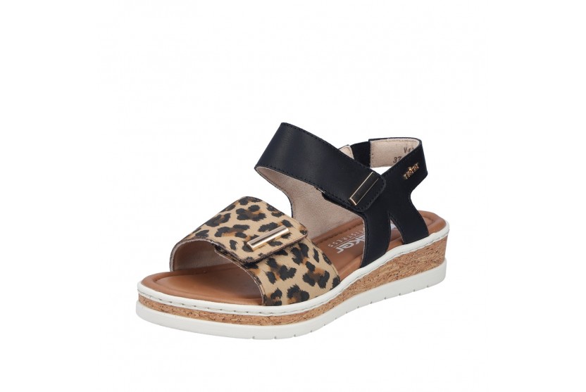 Rieker V0649 Mules Pour Femme - Confort Anti-Stress Léger Et Flexible